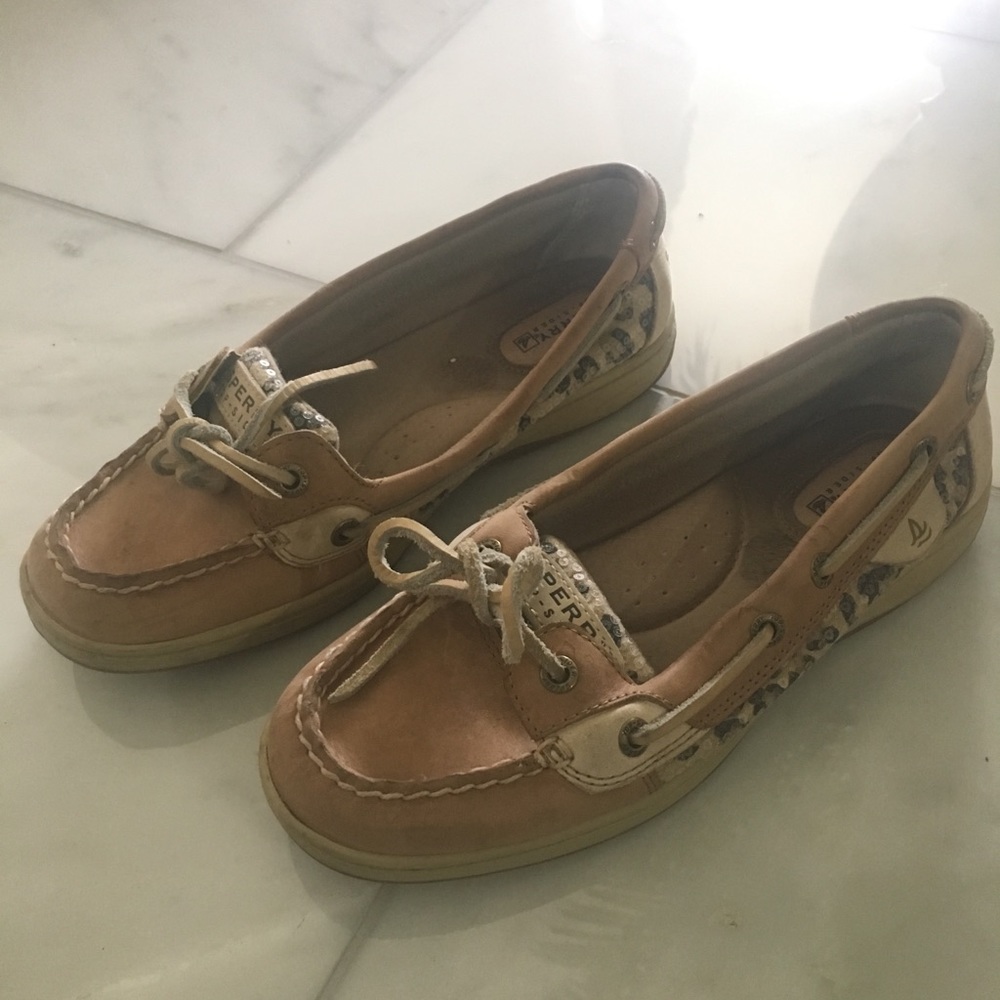 Sperry Cheetah Top Sliders